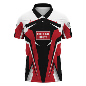 Railspirit Personalized Green Bay & Western Railroad Polo Shirt Strong Line Style Train Unisex Shirt All Over Print