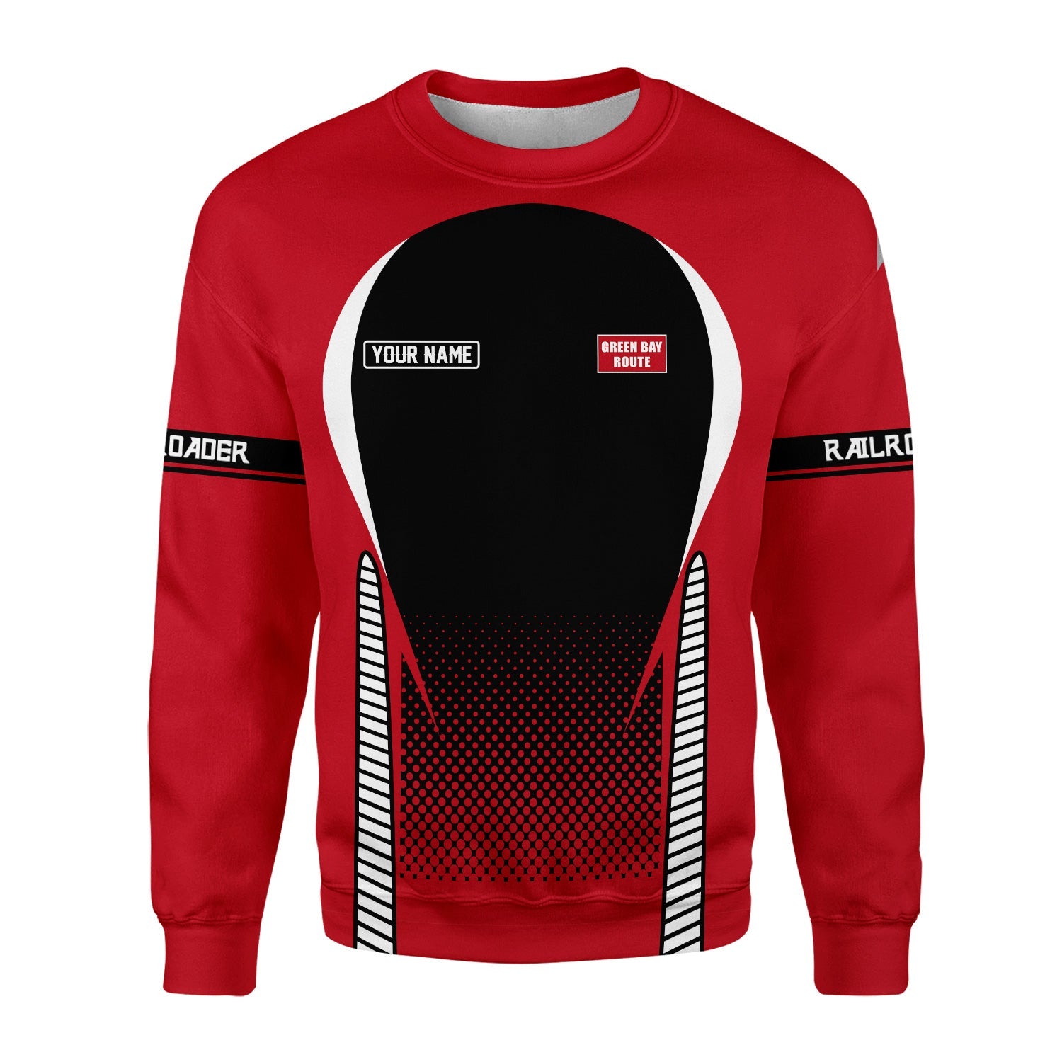 Railspirit Personalized Green Bay & Western Railroad Sweatshirt Stress Is Caused By Not Having Enough Trains Shirt All Over Print Shirt