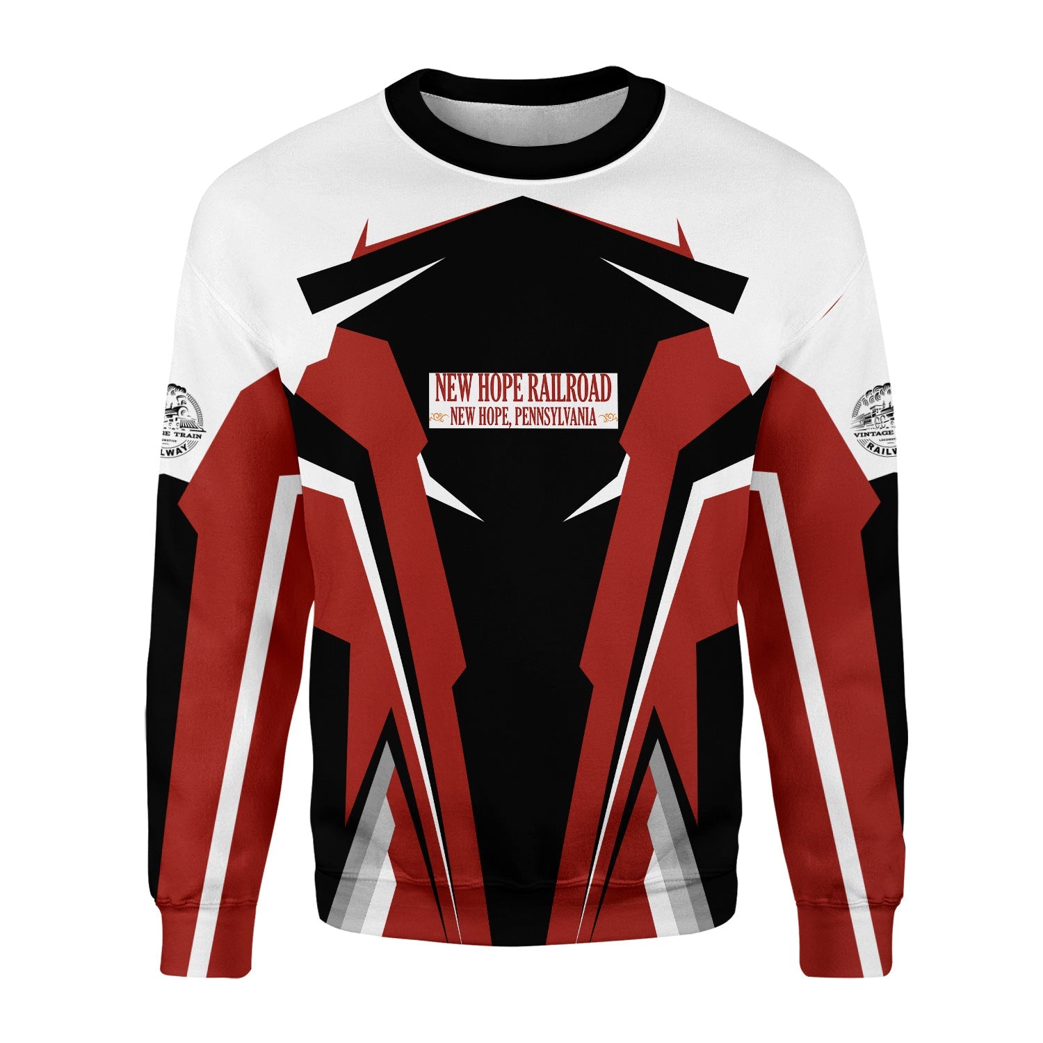 Railspirit Personalized New Hope Railroad Sweatshirt Strong Line Style Train Unisex Shirt All Over Print