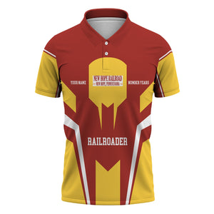 Railspirit Personalized New Hope Railroad Polo Shirt Custom Year Railroader Shirt Gift Idea For Train Lover