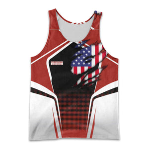 Railspirit Personalized New Hope Railroad Men Tank Top American Eagle Vintage Train Shirt