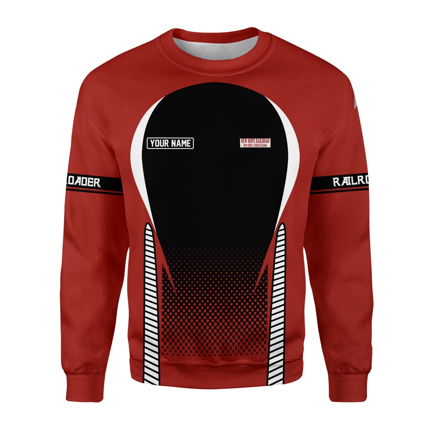 Railspirit Personalized New Hope Railroad Sweatshirt Stress Is Caused By Not Having Enough Trains Shirt All Over Print Shirt