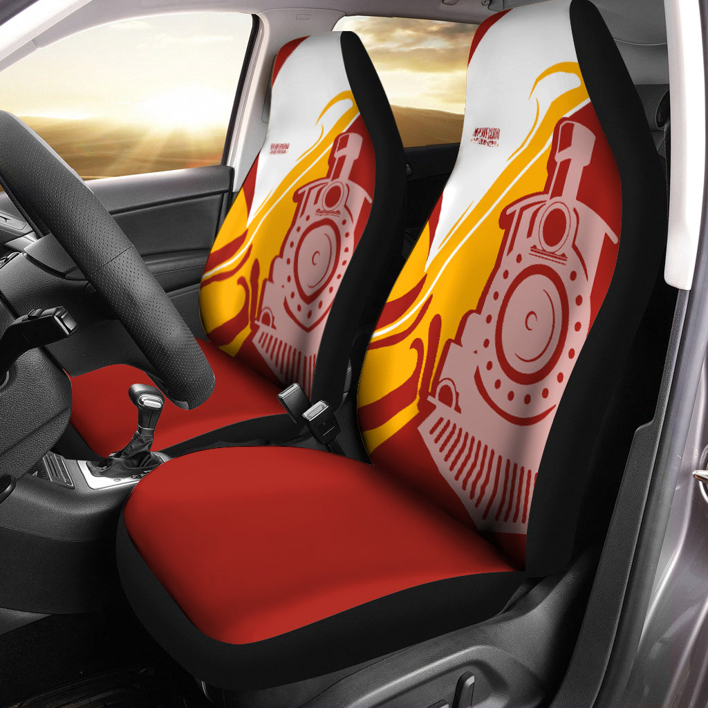 Railspirit New Hope Railroad Car Seat Cover Flame-Inspired Style Seat Cover Gift Idea For Train Lovers