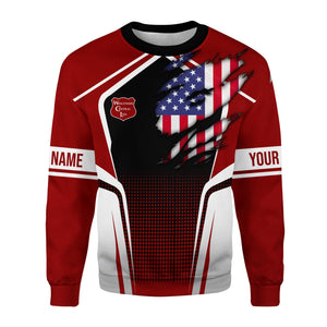 Railspirit Personalized Wisconsin Central Ltd Railroad Sweatshirt American Eagle Vintage Train Shirt