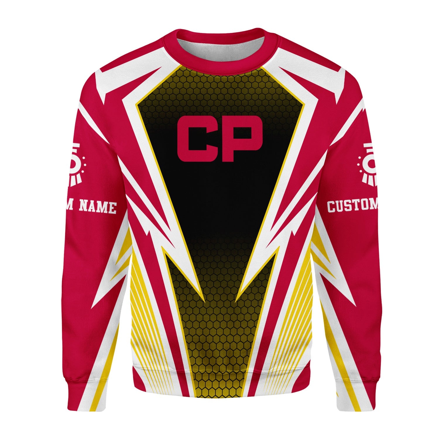 Railspirit Personalized Canadian Pacific Railroad Sweatshirt Lightning Graphic Style Shirt Gift Idea For Train Lover