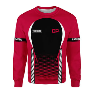 Railspirit Personalized Canadian Pacific Railroad Sweatshirt Stress Is Caused By Not Having Enough Trains Shirt All Over Print Shirt