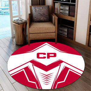 Railspirit Canadian Pacific Railroad Round Mat Railway Trainspotter Style Mat Gift Idea For Foamers