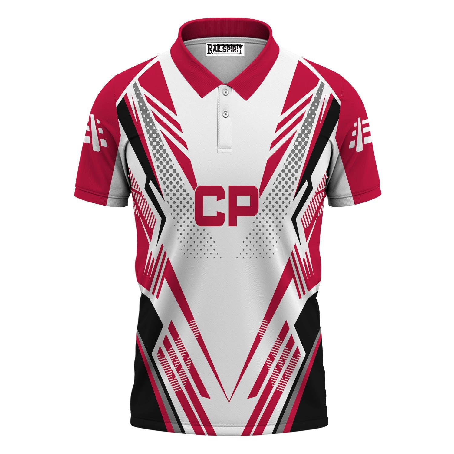 Railspirit Personalized Canadian Pacific Railroad Polo Shirt Railroad Tribute Design Train Shirt for Train Lovers