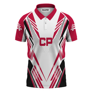 Railspirit Personalized Canadian Pacific Railroad Polo Shirt Railroad Tribute Design Train Shirt for Train Lovers