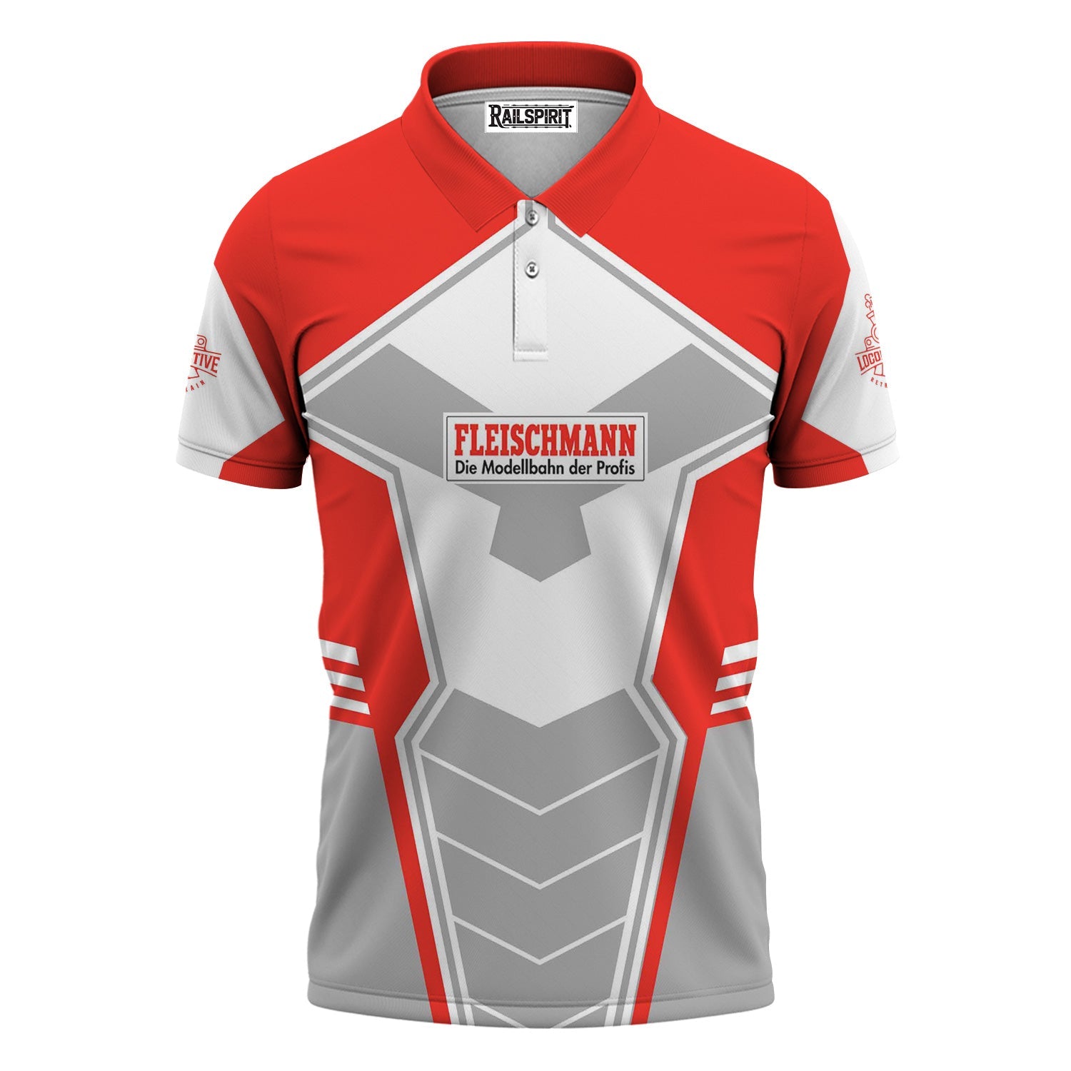 Railspirit Personalized Fleischmann And Western Railroad Polo Shirt Engine-Inspired Style Train Shirt for Railroad Fanatic