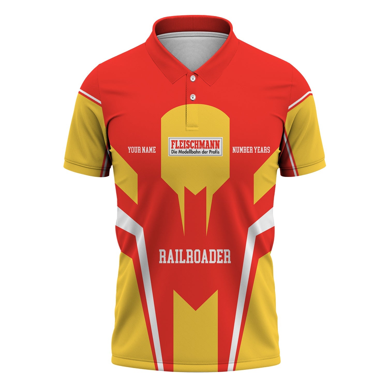 Railspirit Personalized Fleischmann And Western Railroad Polo Shirt Custom Year Railroader Shirt Gift Idea For Train Lover