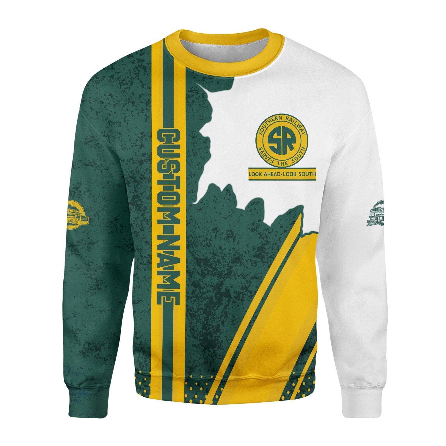 Railspirit Personalized Southern Railway U.S Sweatshirt SOU All Over Printed Unisex Shirt