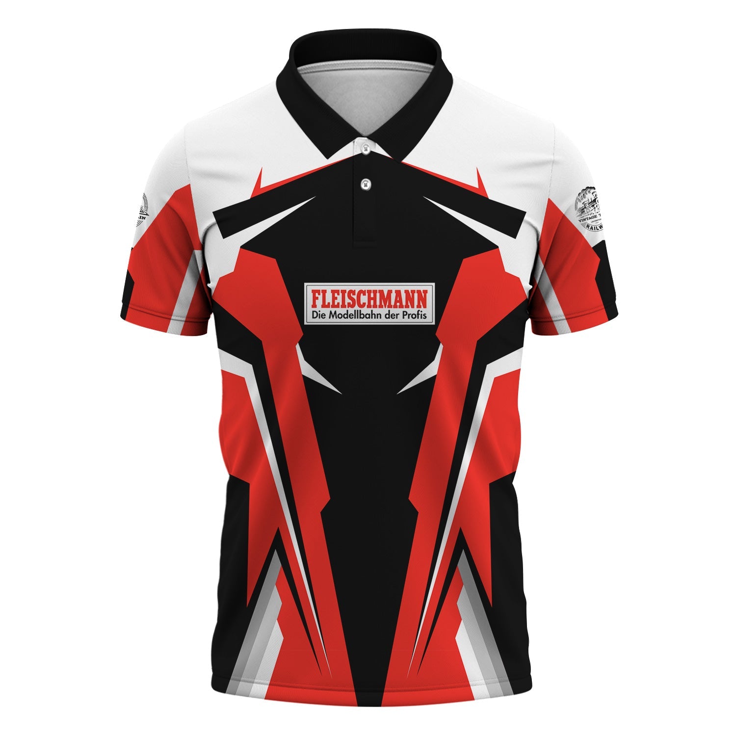 Railspirit Personalized Fleischmann And Western Railroad Polo Shirt Strong Line Style Train Unisex Shirt All Over Print