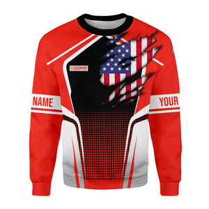 Railspirit Personalized Fleischmann And Western Railroad Sweatshirt American Eagle Vintage Train Shirt