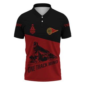 Railspirit Personalized Western Maryland Railway Polo Shirt One Track Mind Unisex Train Shirt Gift Idea For Train Lover