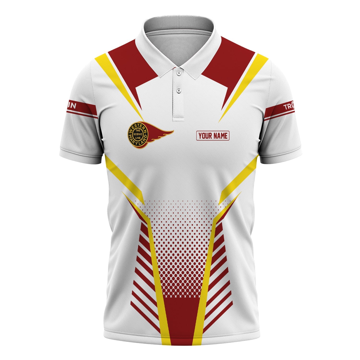 Railspirit Personalized Western Maryland Railway Polo Shirt Unisex Train Shirt All Over Print