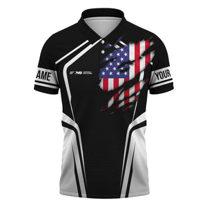 Railspirit Personalized Norfolk Southern Railway Polo Shirt American Eagle Vintage Train Shirt