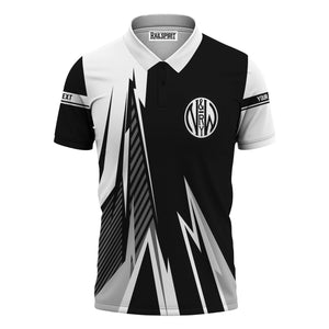 Railspirit Personalized Norfolk and Western Railway Polo Shirt Lightning-Inspired Railway Style N&W Shirt For Train Lovers