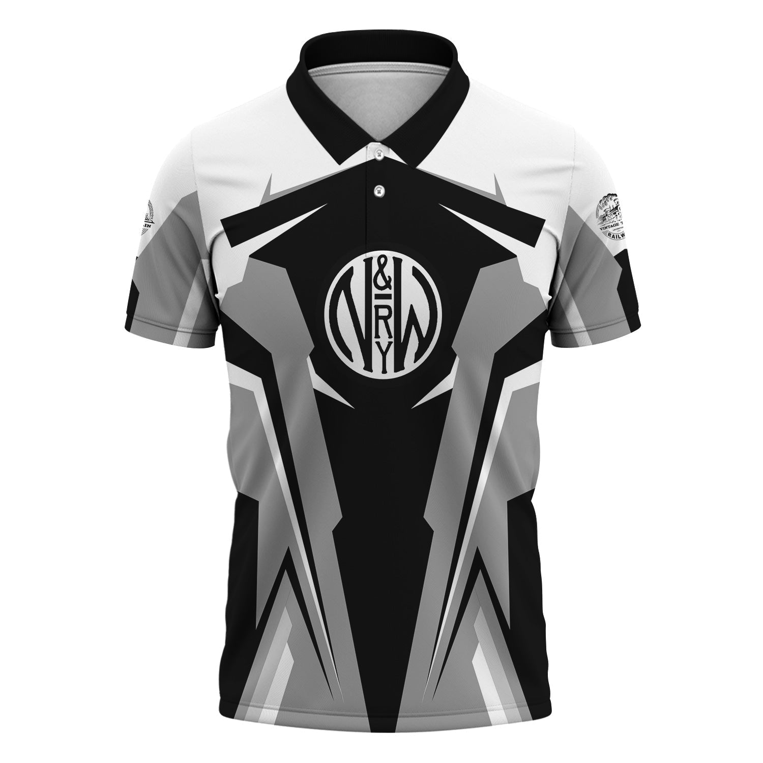 Railspirit Personalized Norfolk and Western Railway Polo Shirt N&WStrong Line Style Train Unisex Shirt All Over Print