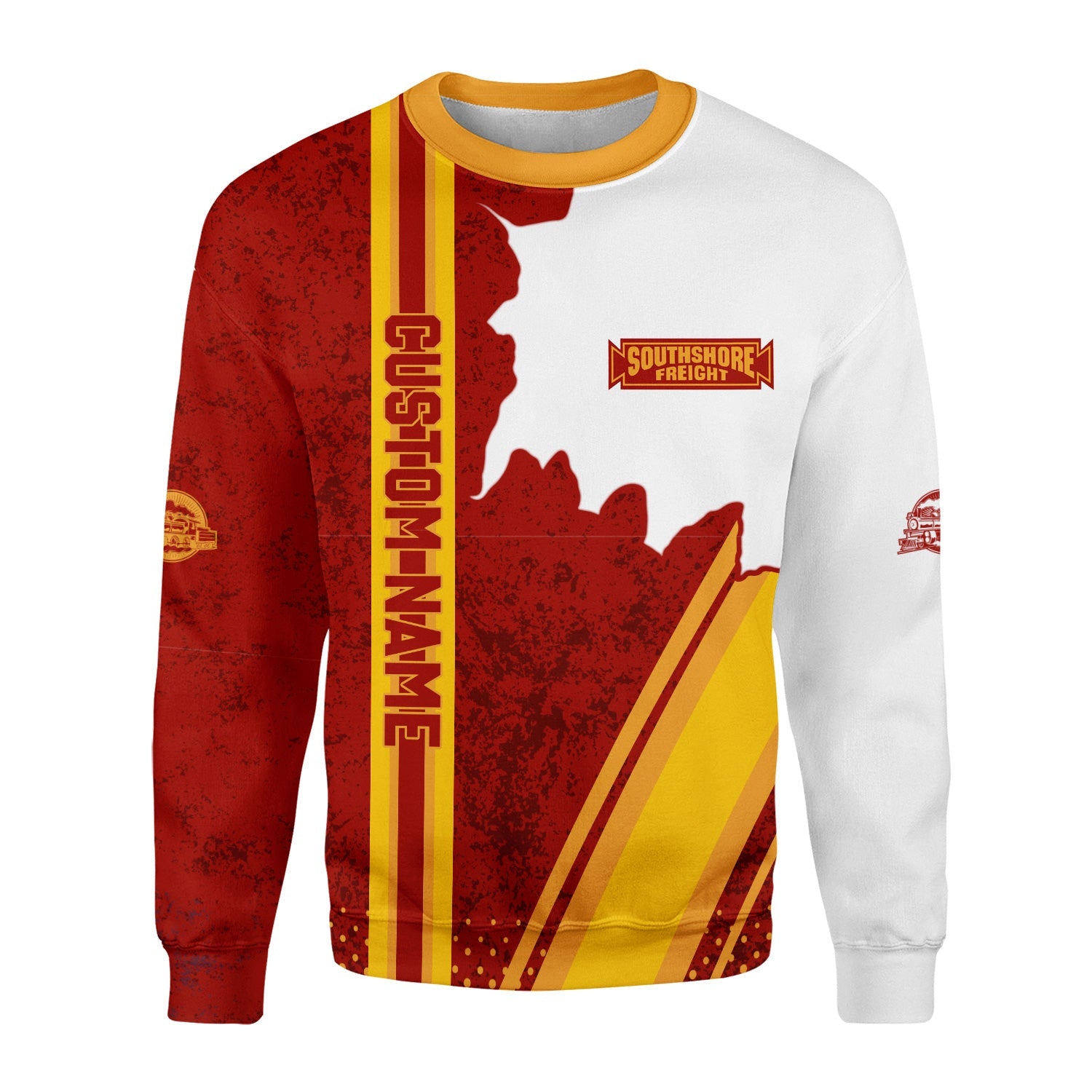 Railspirit Personalized Chicago South Shore and South Bend Railroad Sweatshirt All Over Printed Unisex Shirt