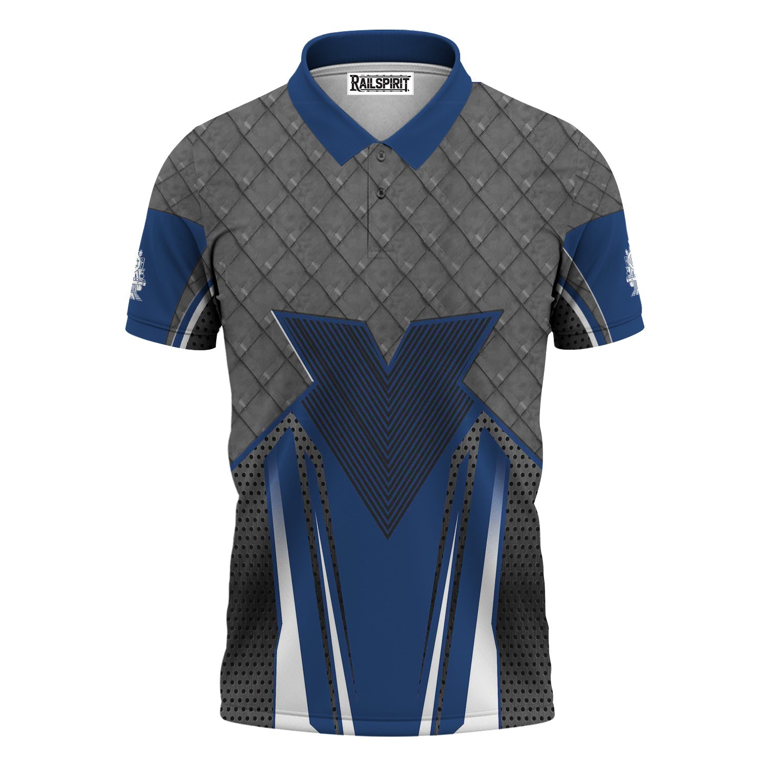 Railspirit Personalized Duluth, Winnipeg and Pacific Railway Polo Shirt Rugged Steel Vibes Train Shirt All Over Print