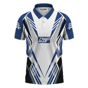 Railspirit Personalized Duluth, Winnipeg and Pacific Railway Polo Shirt Railroad Tribute Design Train Shirt for Train Lovers