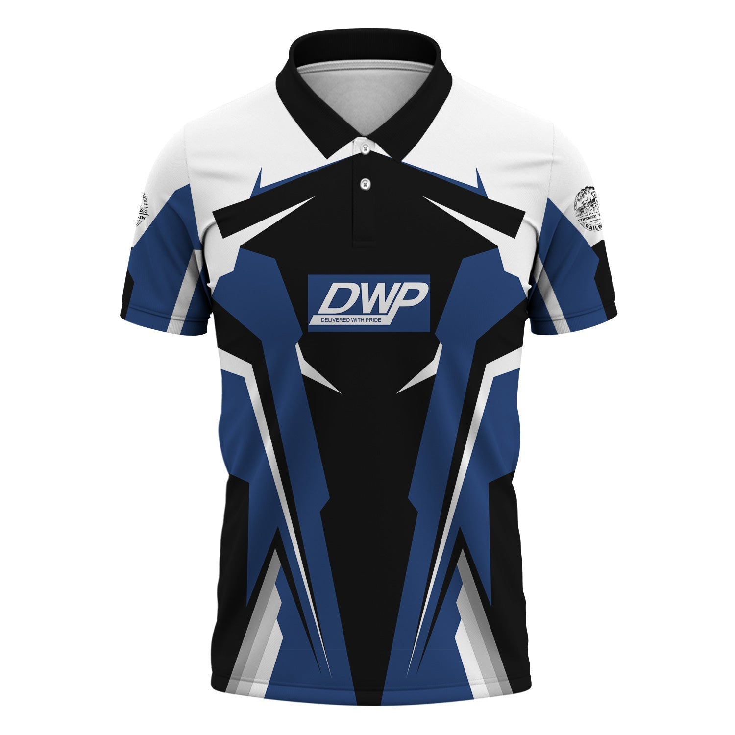 Railspirit Personalized Duluth, Winnipeg and Pacific Railway Polo Shirt Strong Line Style Train Unisex Shirt All Over Print