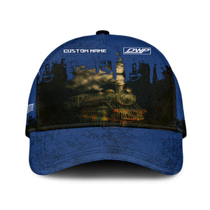 Railspirit Personalized Duluth, Winnipeg and Pacific Railway Classic Cap Vintage Train Art Style Cap For Locomotive Fans