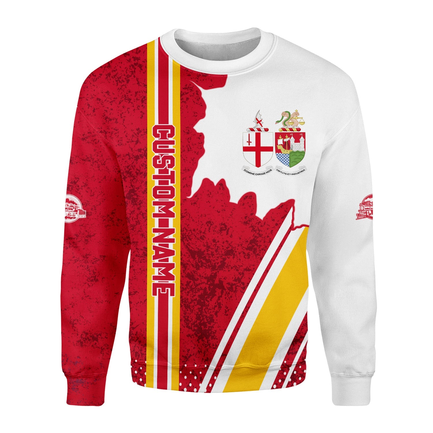 Railspirit Personalized Great Western Railway Sweatshirt All Over Printed Unisex Shirt