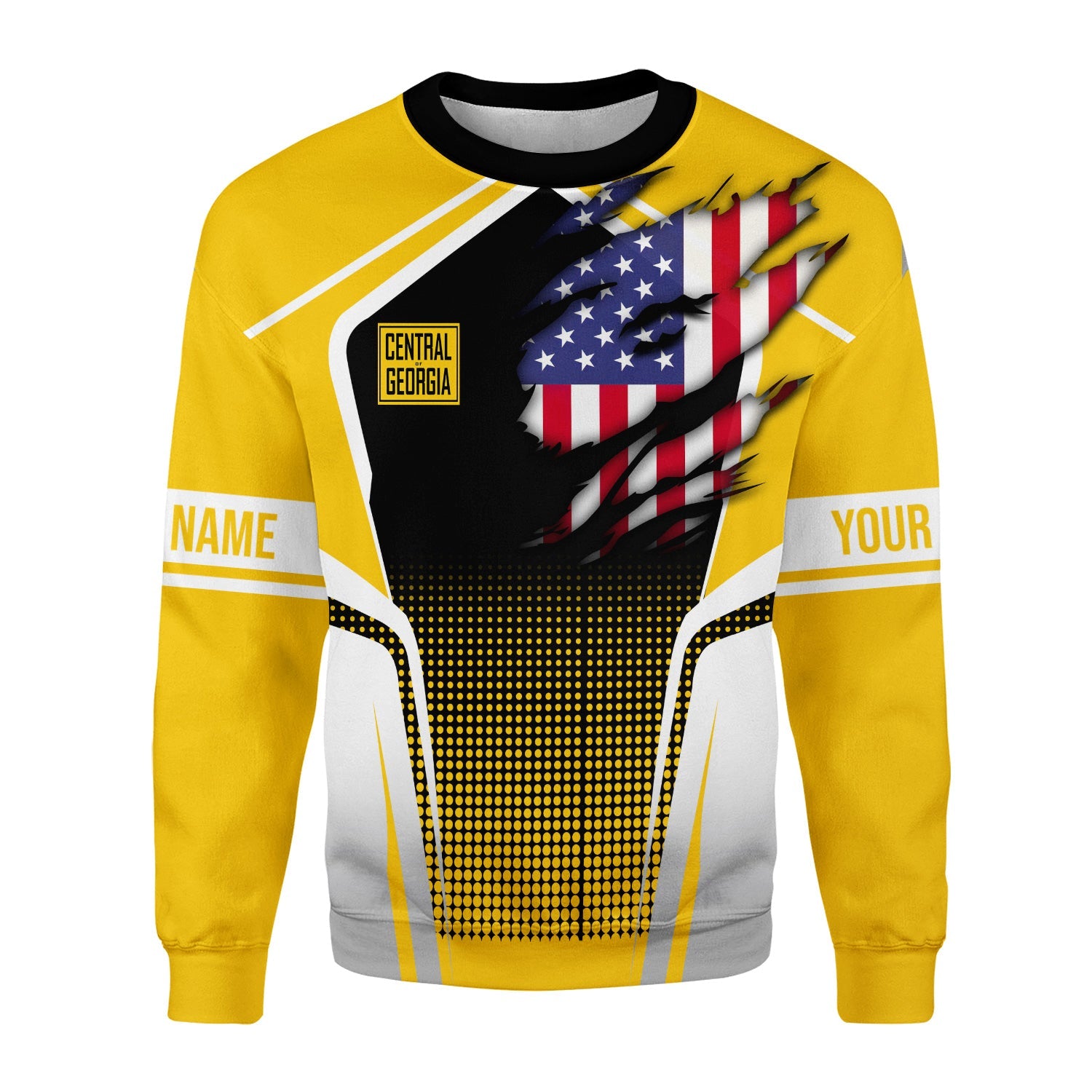 Railspirit Personalized Central of Georgia Railway Sweatshirt American Eagle Vintage Train Shirt