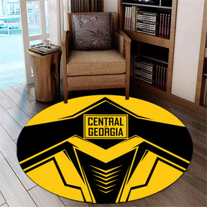 Railspirit Central of Georgia Railway Round Mat Railway Trainspotter Style Mat Gift Idea For Foamers