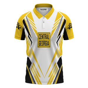 Railspirit Personalized Central of Georgia Railway Polo Shirt Railroad Tribute Design Train Shirt for Train Lovers