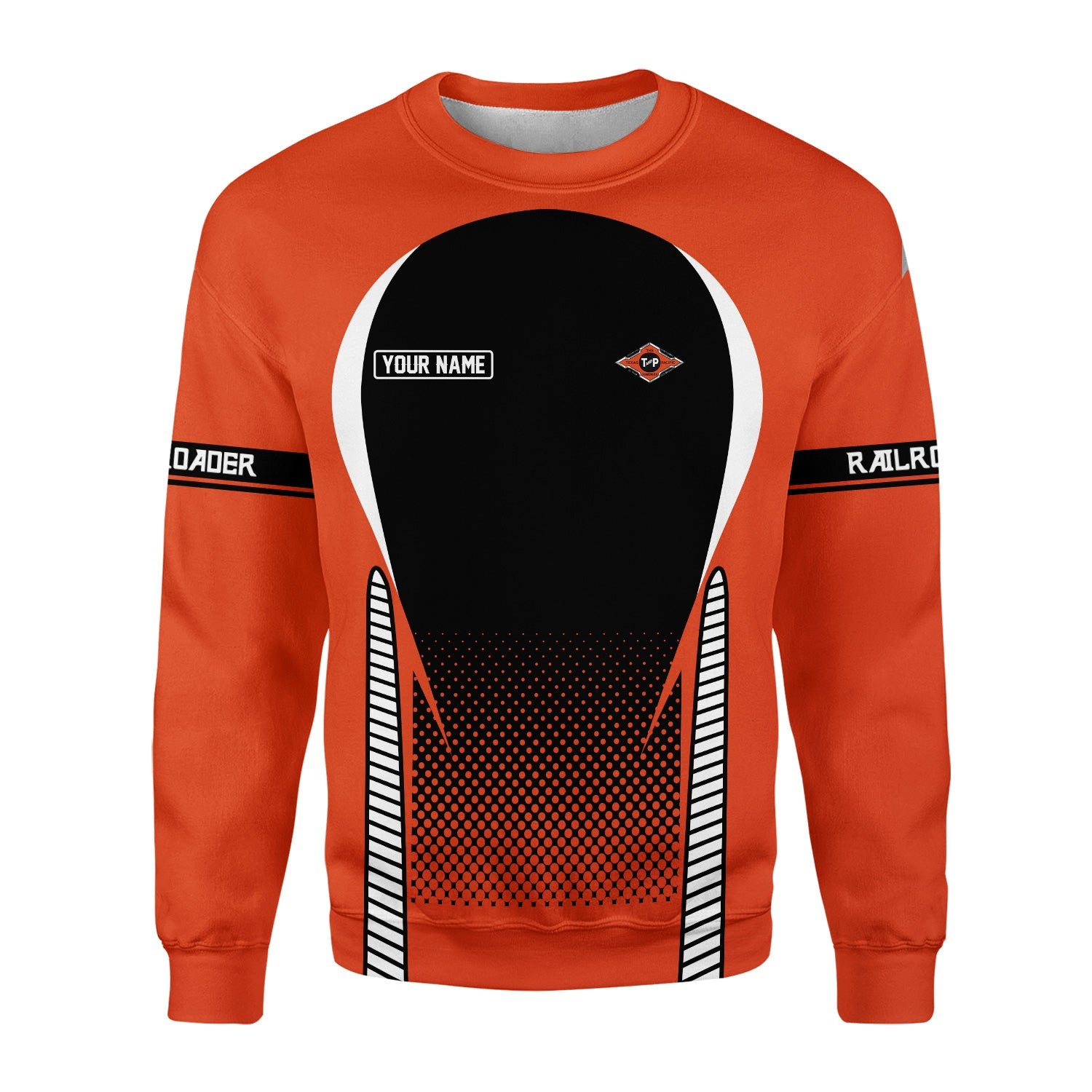 Railspirit Personalized Texas and Pacific Railway Sweatshirt Stress Is Caused By Not Having Enough Trains Shirt All Over Print Shirt