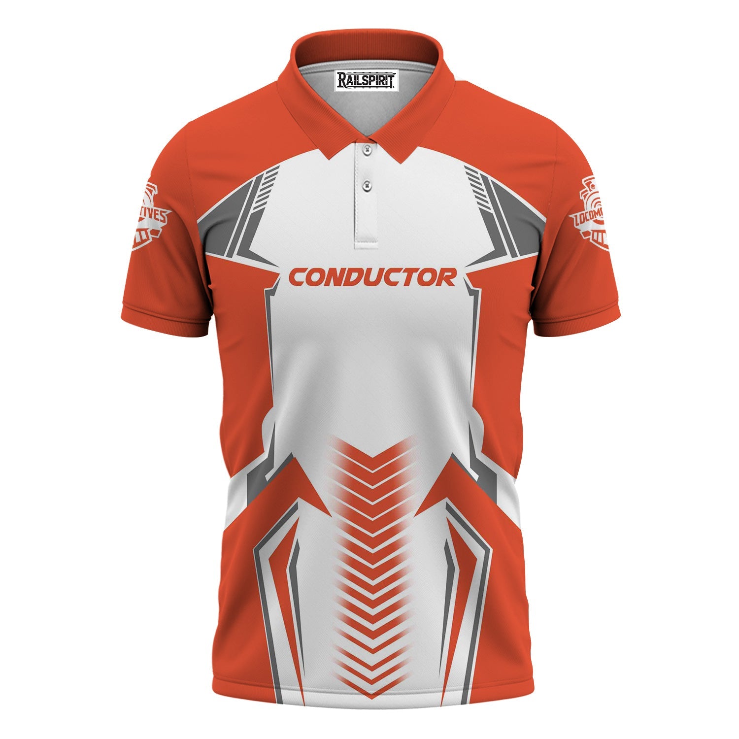 Railspirit Personalized Texas and Pacific Railway Polo Shirt Standout Style with Custom Position Train Shirt