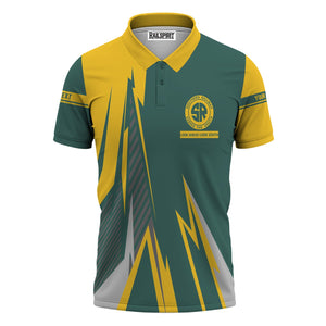 Railspirit Personalized Southern Railway U.S Polo Shirt Lightning-Inspired Railway Style SOU Shirt For Train Lovers