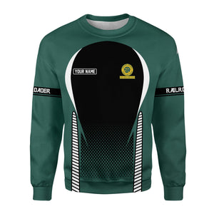 Railspirit Personalized Southern Railway U.S Sweatshirt Stress Is Caused By Not Having Enough Trains SOU Shirt All Over Print Shirt