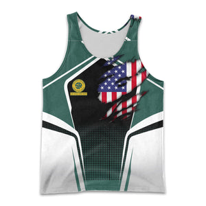 Railspirit Personalized Southern Railway U.S Men Tank Top American Eagle Vintage Train SOU Shirt