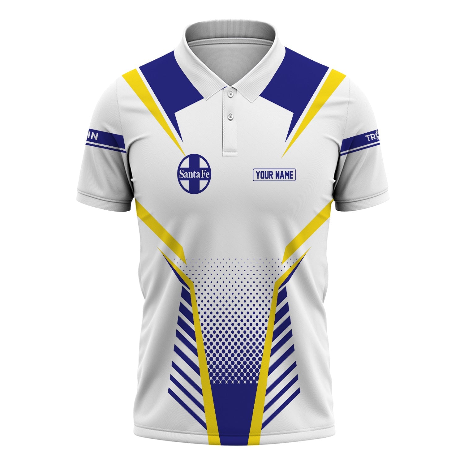 Railspirit Personalized Santa Fe Railway Polo Shirt Unisex Atchison, Topeka and Santa Fe Railway Train Shirt All Over Print