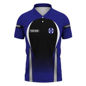 Railspirit Personalized Santa Fe Railway Polo Shirt Stress Is Caused By Not Having Enough Trains Atchison, Topeka and Santa Fe Railway Shirt All Over Print