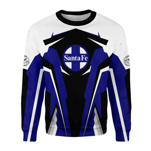 Railspirit Personalized Santa Fe Railway Sweatshirt Atchison, Topeka and Santa Fe Railway Strong Line Style Train Unisex Shirt All Over Print