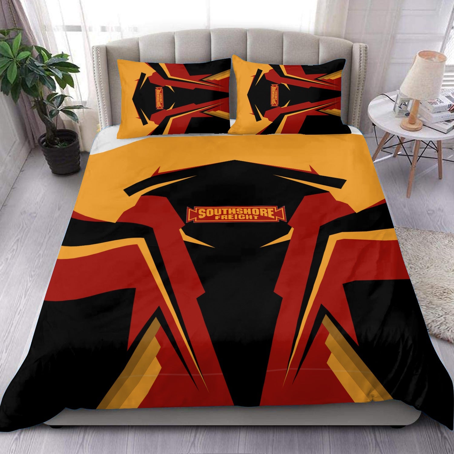 Railspirit Chicago South Shore and South Bend Railroad Bedding Set Strong Line Style Bedding Set All Over Print