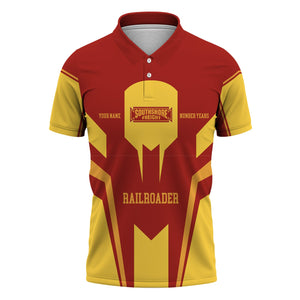Railspirit Personalized Chicago South Shore and South Bend Railroad Polo Shirt Custom Year Railroader Shirt Gift Idea For Train Lover