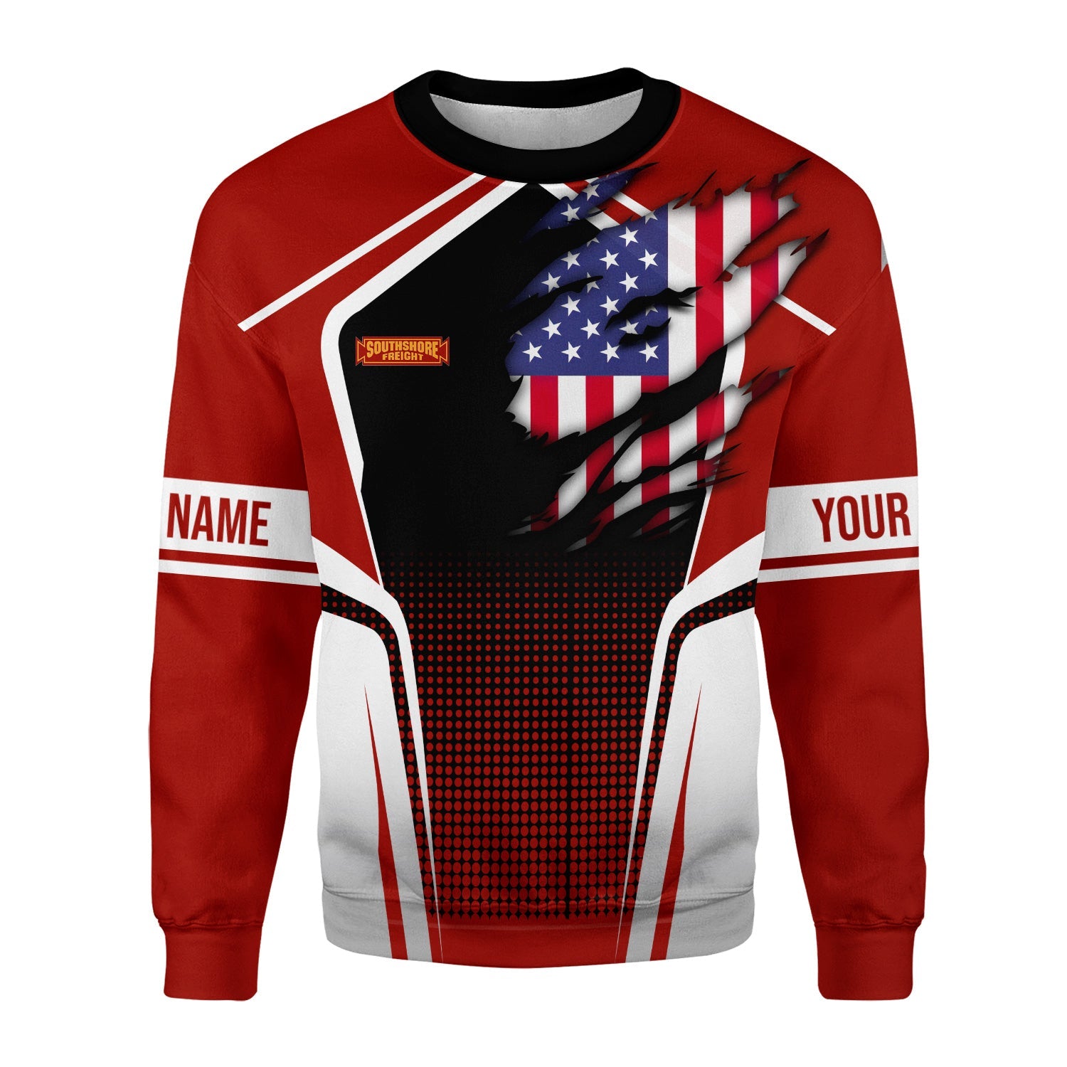 Railspirit Personalized Chicago South Shore and South Bend Railroad Sweatshirt American Eagle Vintage Train Shirt