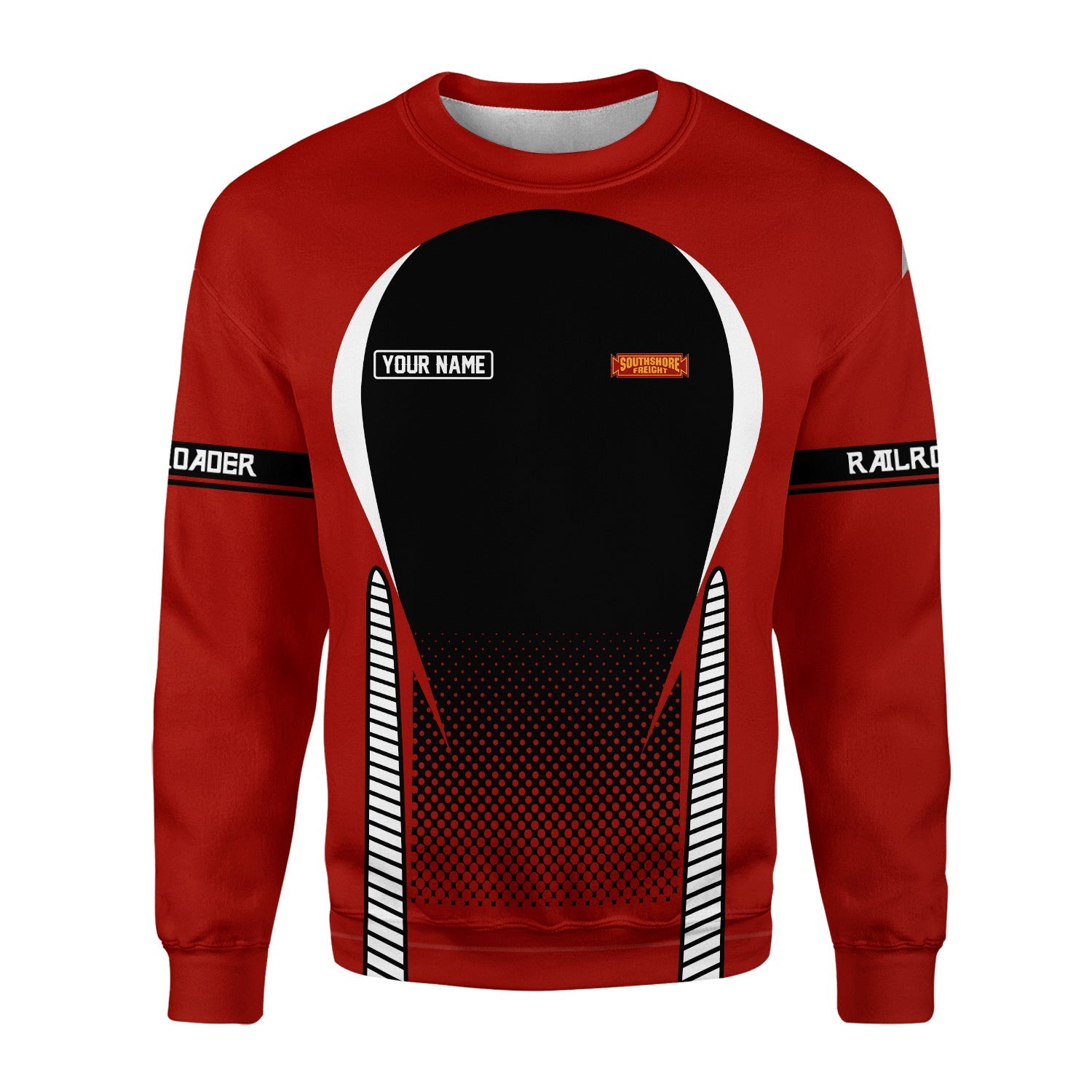 Railspirit Personalized Chicago South Shore and South Bend Railroad Sweatshirt Stress Is Caused By Not Having Enough Trains Shirt All Over Print Shirt