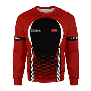 Railspirit Personalized Chicago South Shore and South Bend Railroad Sweatshirt Stress Is Caused By Not Having Enough Trains Shirt All Over Print Shirt