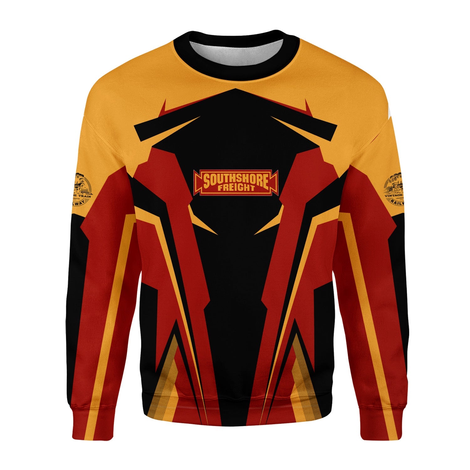 Railspirit Personalized Chicago South Shore and South Bend Railroad Sweatshirt Strong Line Style Train Unisex Shirt All Over Print