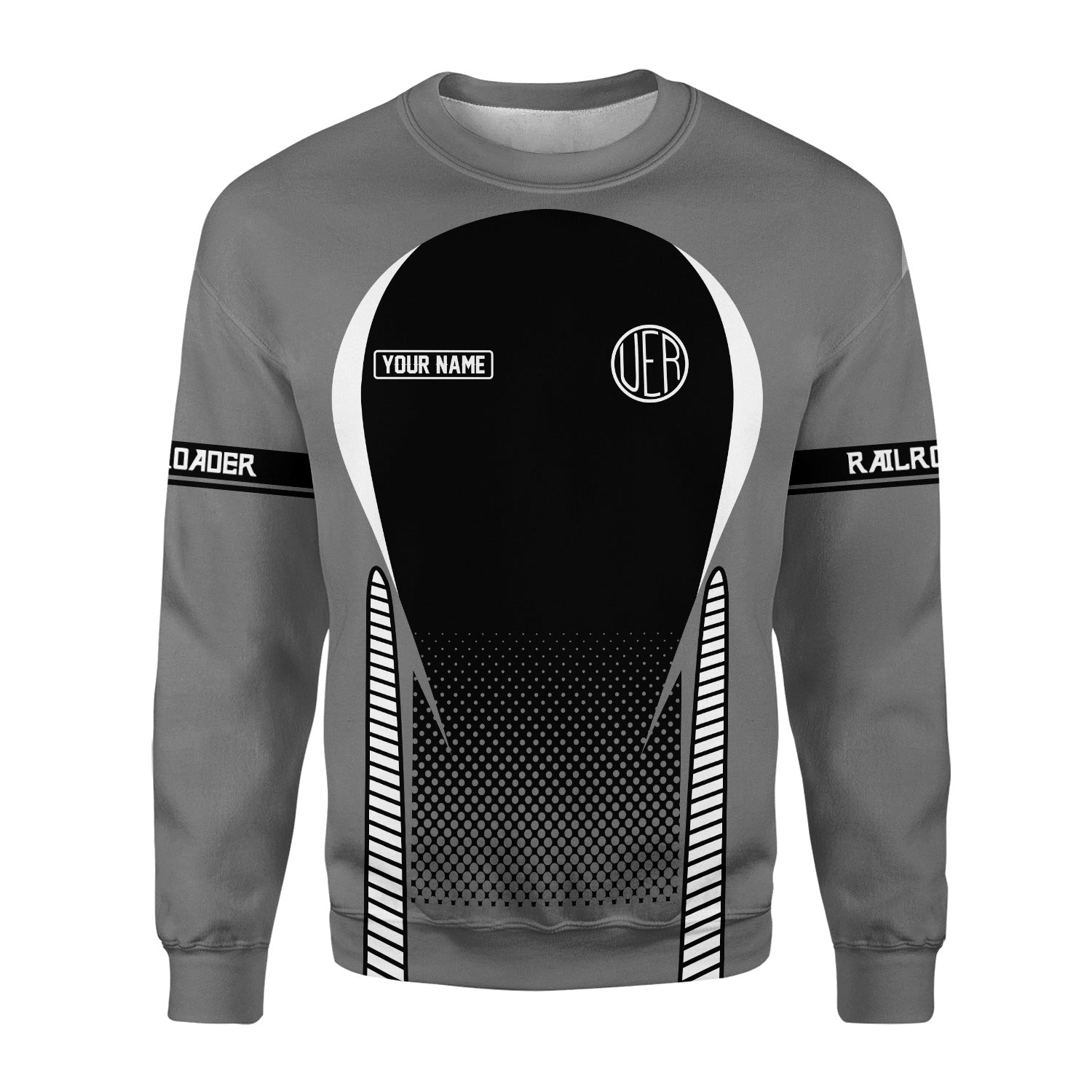 Railspirit Personalized Union Electric Railway Sweatshirt Stress Is Caused By Not Having Enough Trains Shirt All Over Print Shirt