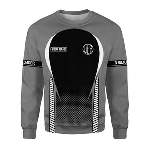 Railspirit Personalized Union Electric Railway Sweatshirt Stress Is Caused By Not Having Enough Trains Shirt All Over Print Shirt