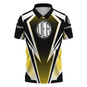 Railspirit Personalized Union Electric Railway Polo Shirt Lightning Graphic Style Shirt Gift Idea For Train Lover