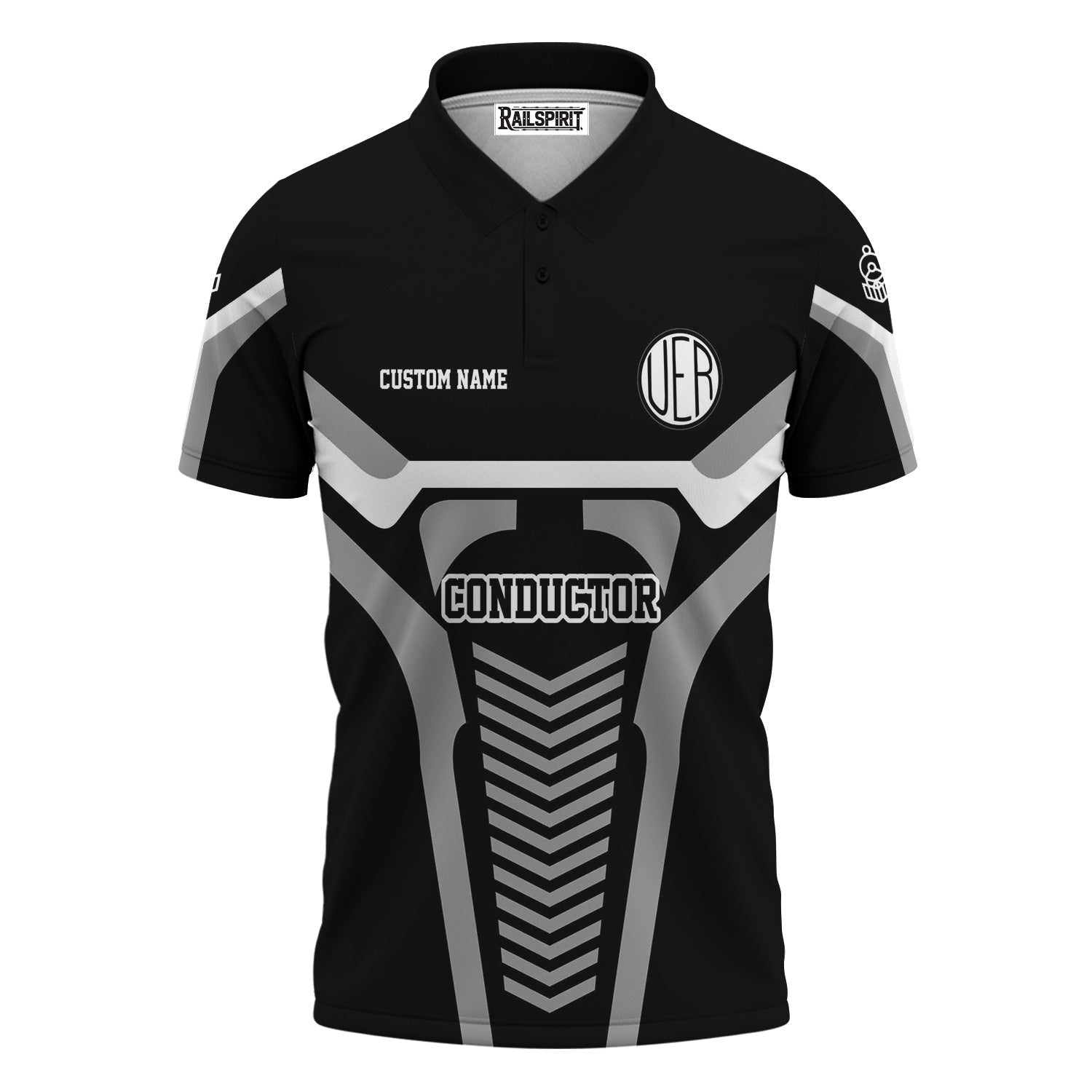 Railspirit Personalized Union Electric Railway Polo Shirt Track-Inspired with Custom Job Position  Train Shirt